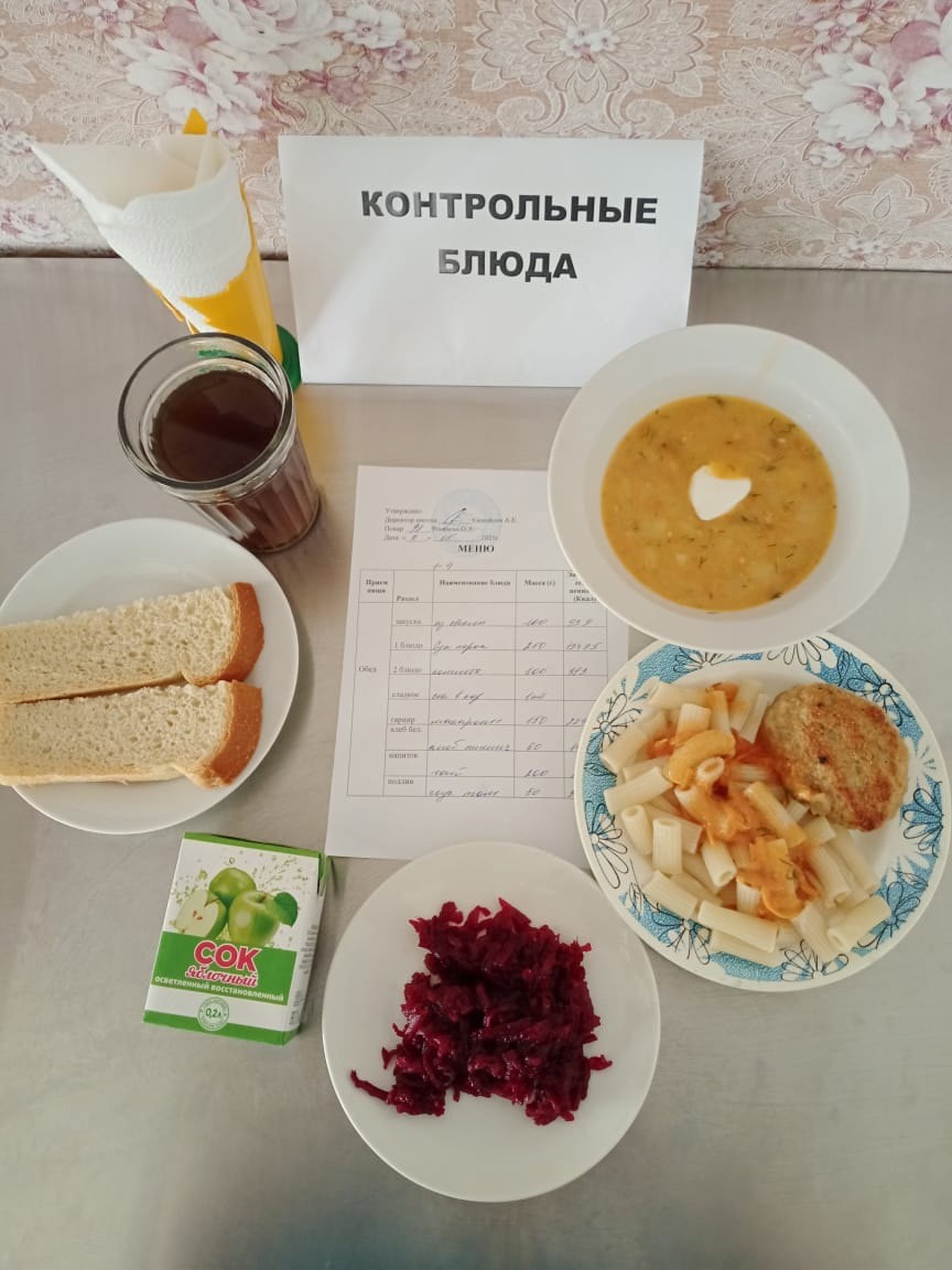 меню на 7 мая.